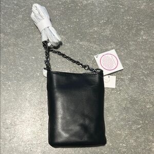 Amelia Gomez Italian Leather flip bag NWT